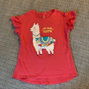 *🎉 FREE WITH PURCHASE- EUC Girls Llama Tshirt